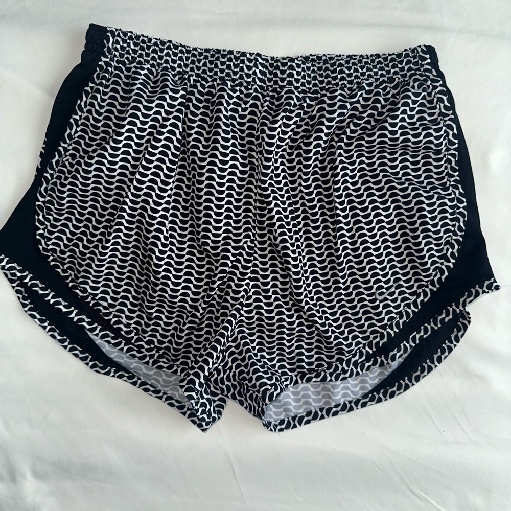 Nike Black and White Athletic Shorts